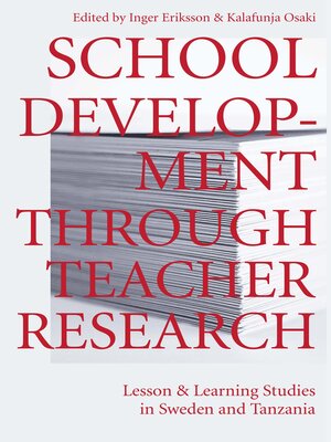 cover image of School Development Through Teacher Resea